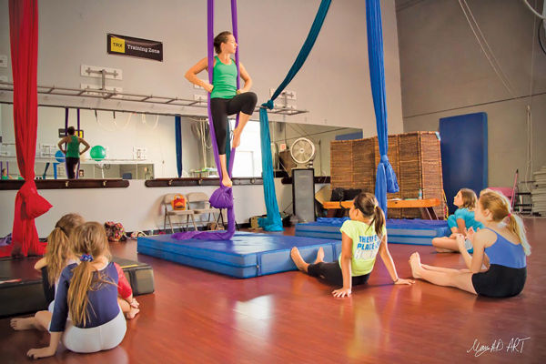Aerial silks